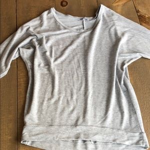 Charlotte Russe grey 3/4 sleeve
